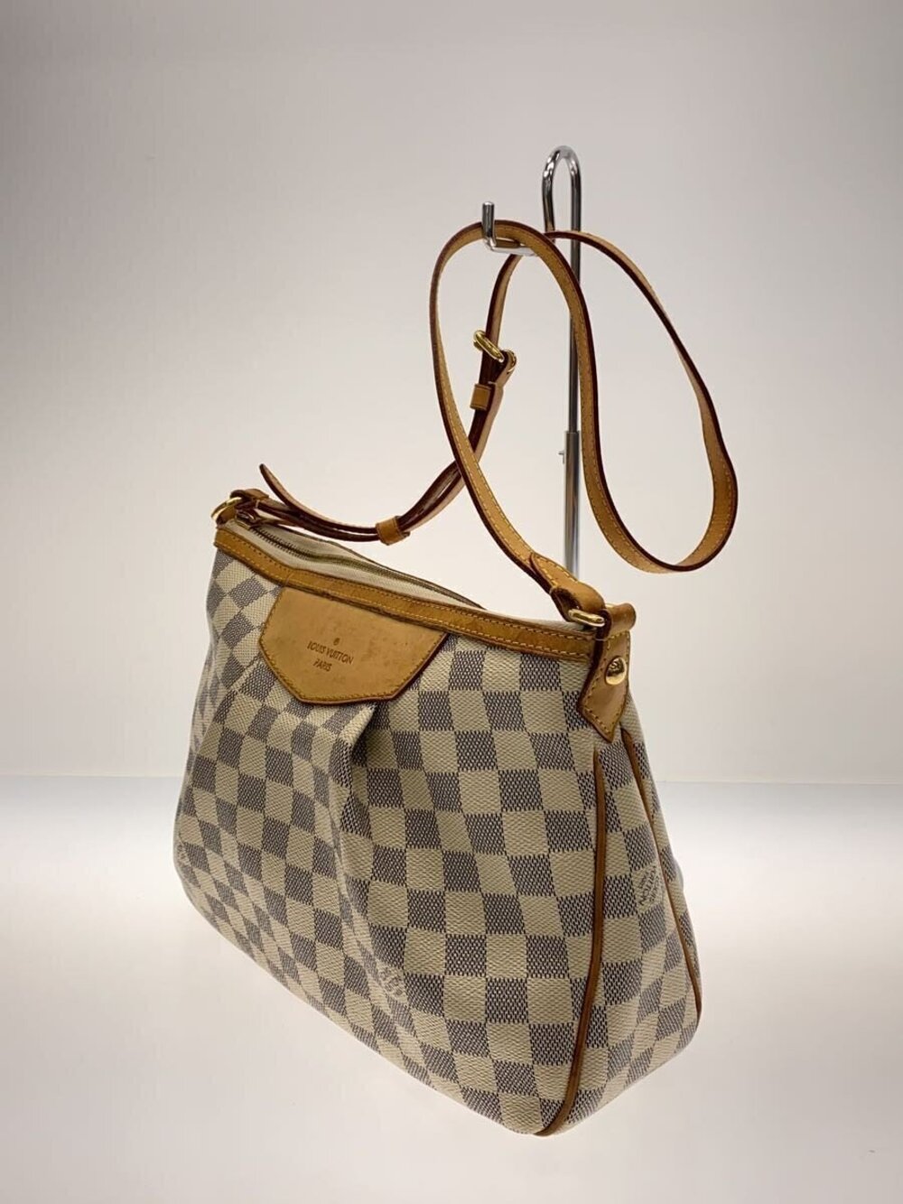 Louis Vuitton Damier Siracusa White Azur White
